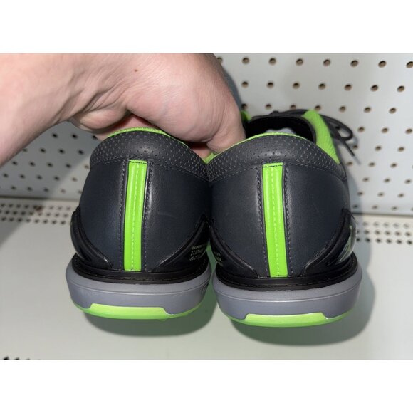 Jordan ADG 5 Mens Leather Spikeless Golf Shoes Size 8.5 WIDE Black Green Gray main image 4